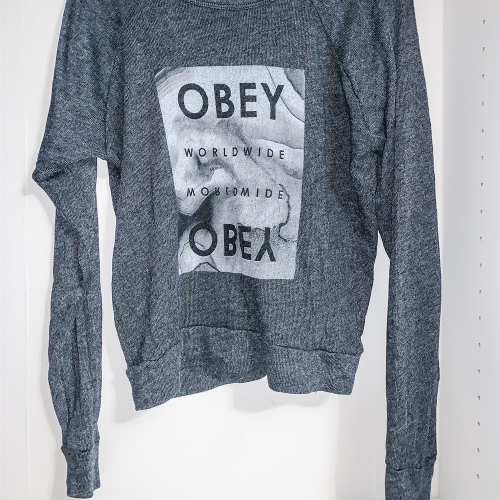 Obey worldwide long sleeve top M